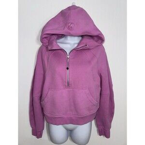 lululemon athletica Pink Half-Zip Hoodie